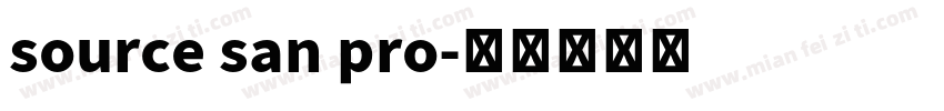source san pro字体转换